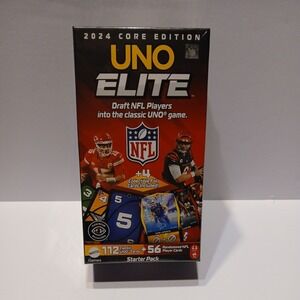 2024 UNO Elite NFL Card Game Starter Deck Pack Core Edition NEW Sealed